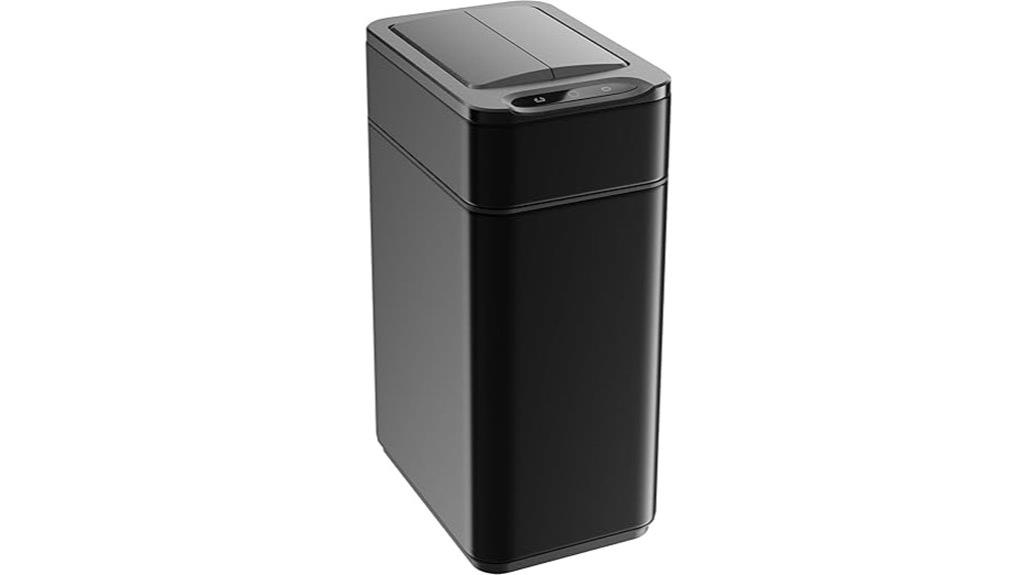 small sensor trash can