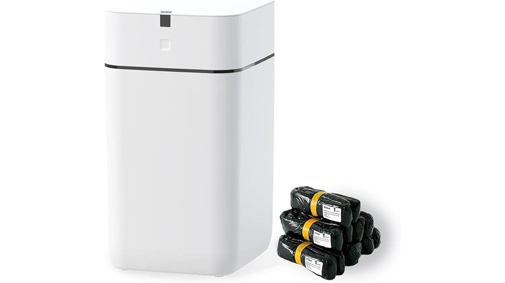 smart 4 gallon trash can