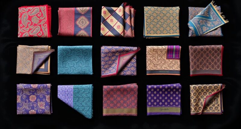 top stylish pocket square choices