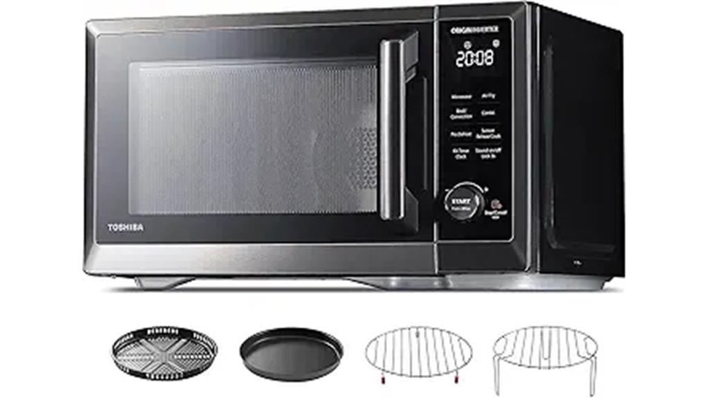 toshiba 1000w microwave air fryer