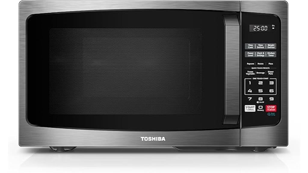 toshiba microwave with safety