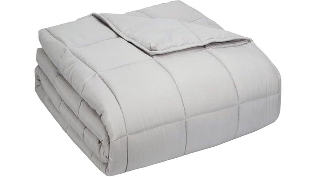 twin size 15lb weighted blanket