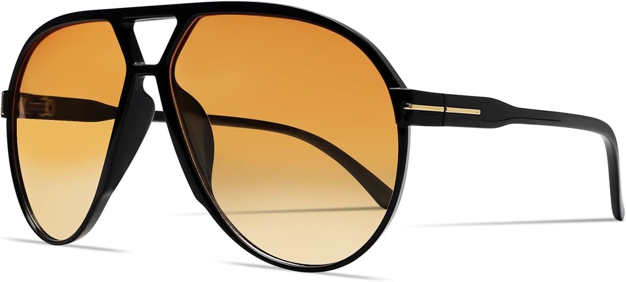 vintage oversized square sunglasses