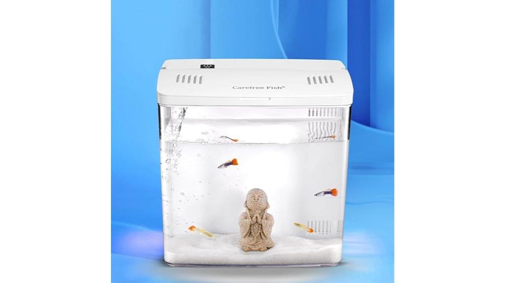 white 1 2 gallon fish tank