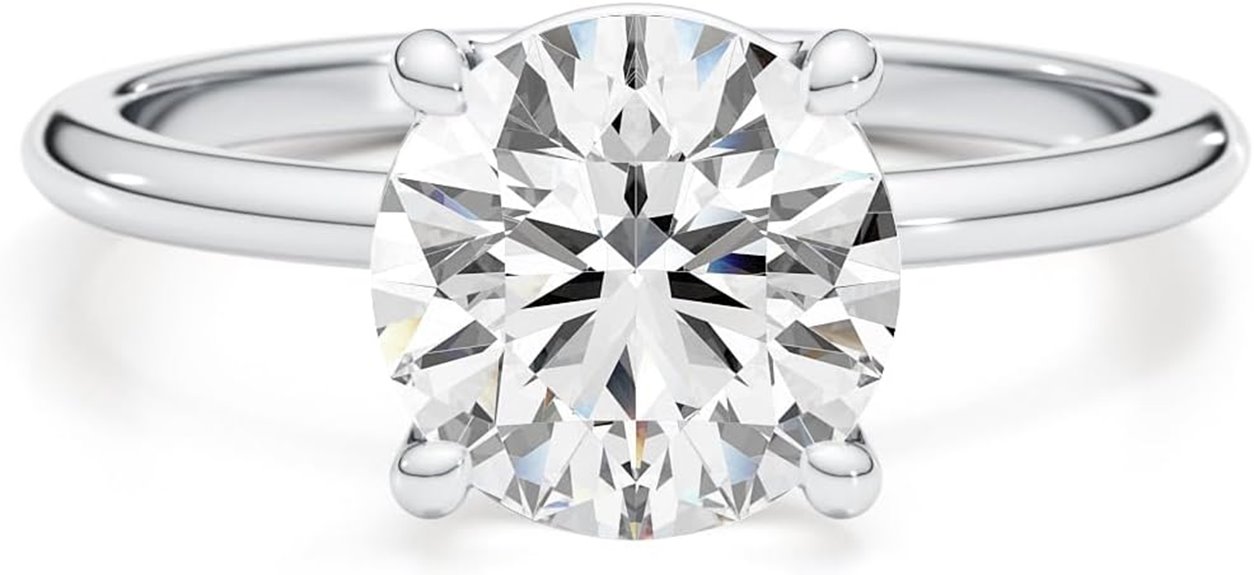 white gold diamond ring