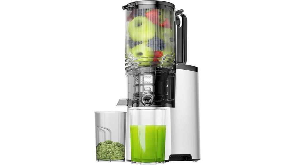 wide feed chute juicer