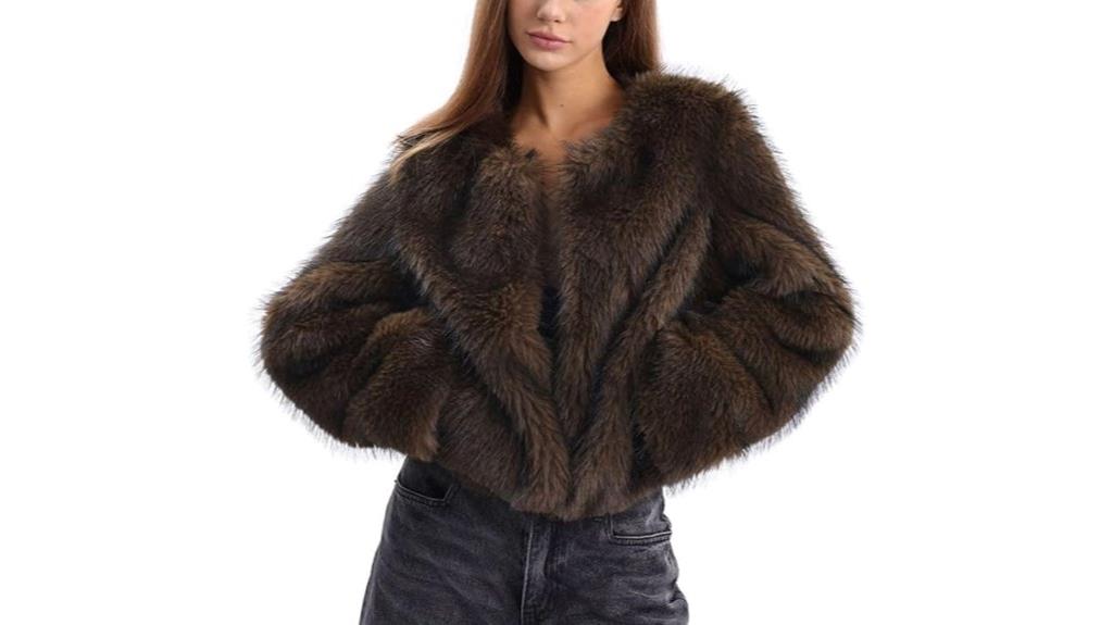 women s faux fur coat
