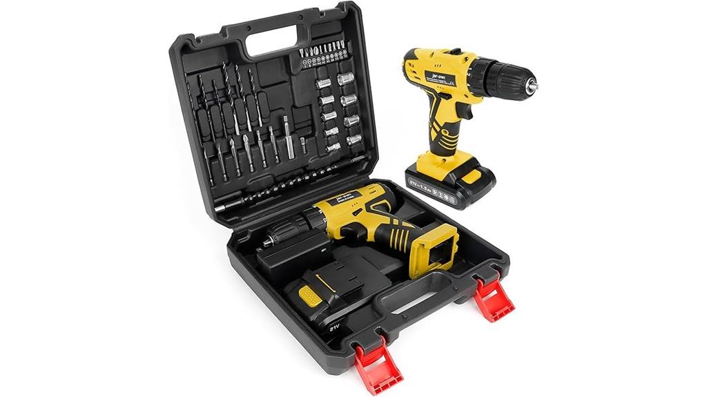 21v drill kit set