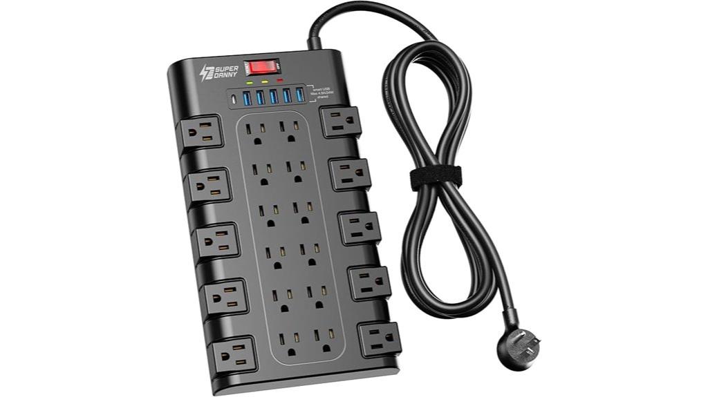 22 ac outlets 6 usb
