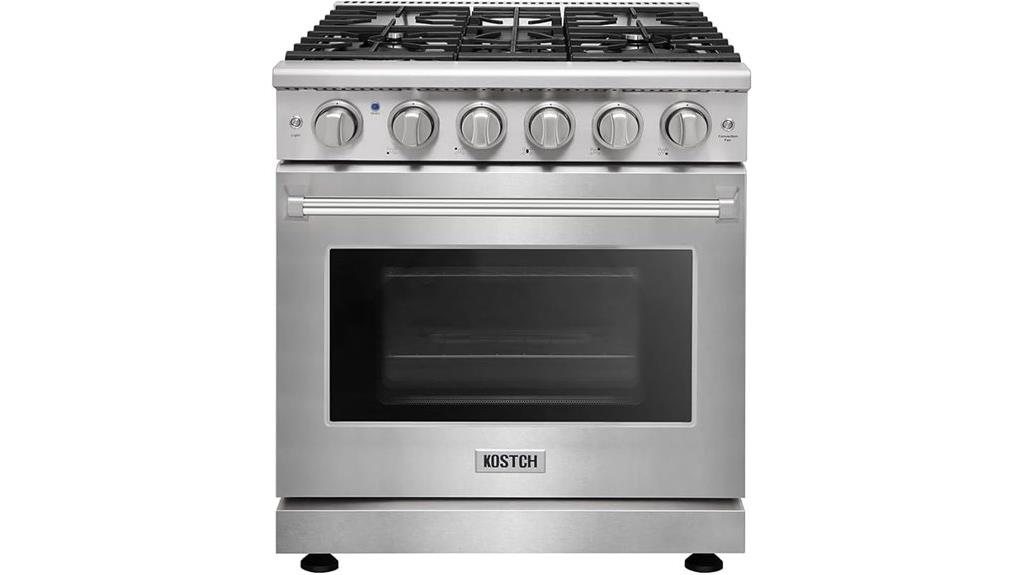 30 inch gas range