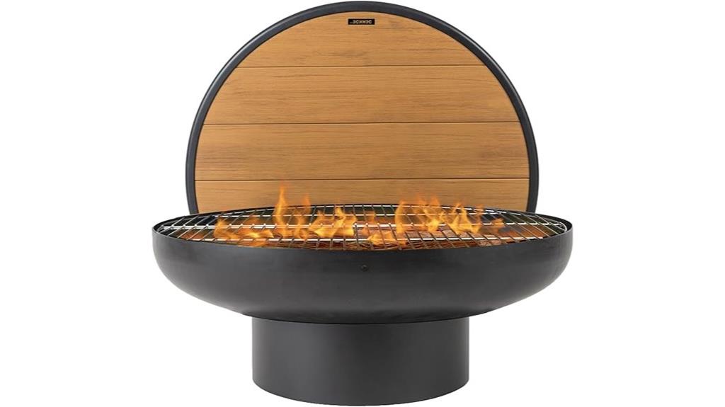 32 inch grill fire pit