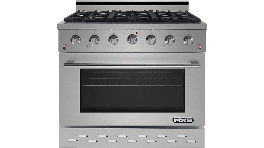 36 inch gas range