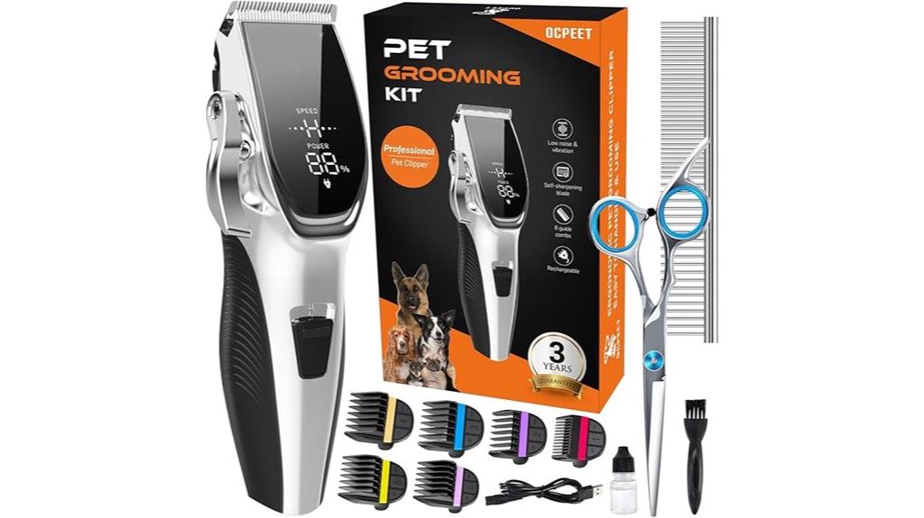 4 in 1 cordless pet groomer