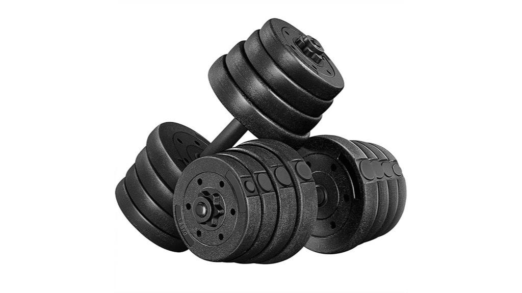 adjustable home gym dumbbells