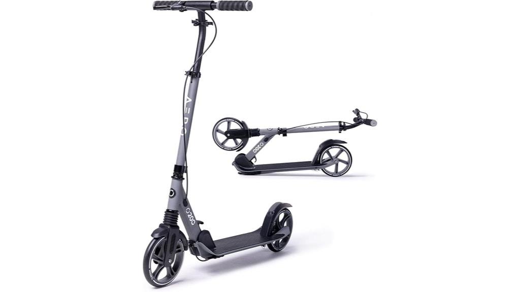 aero big wheels scooter