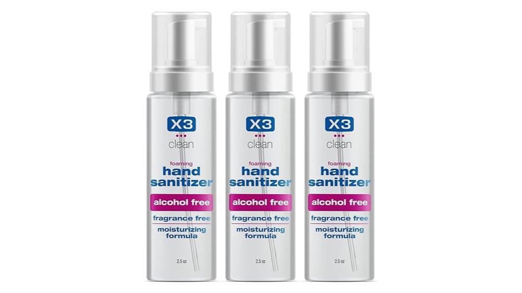 alcohol free foam sanitizer