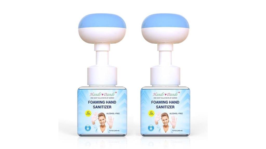 alcohol free foaming sanitizer