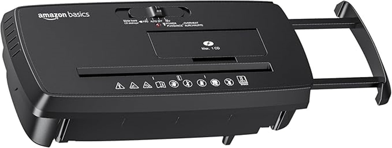 amazon basics shredder model