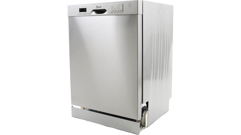 avanti dishwasher with multiple settings