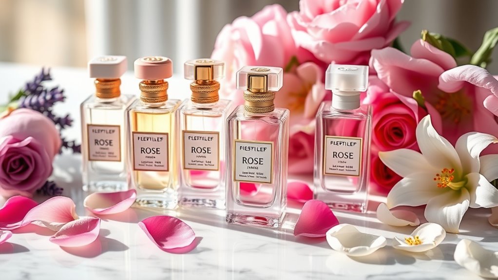 balanced long lasting floral scent