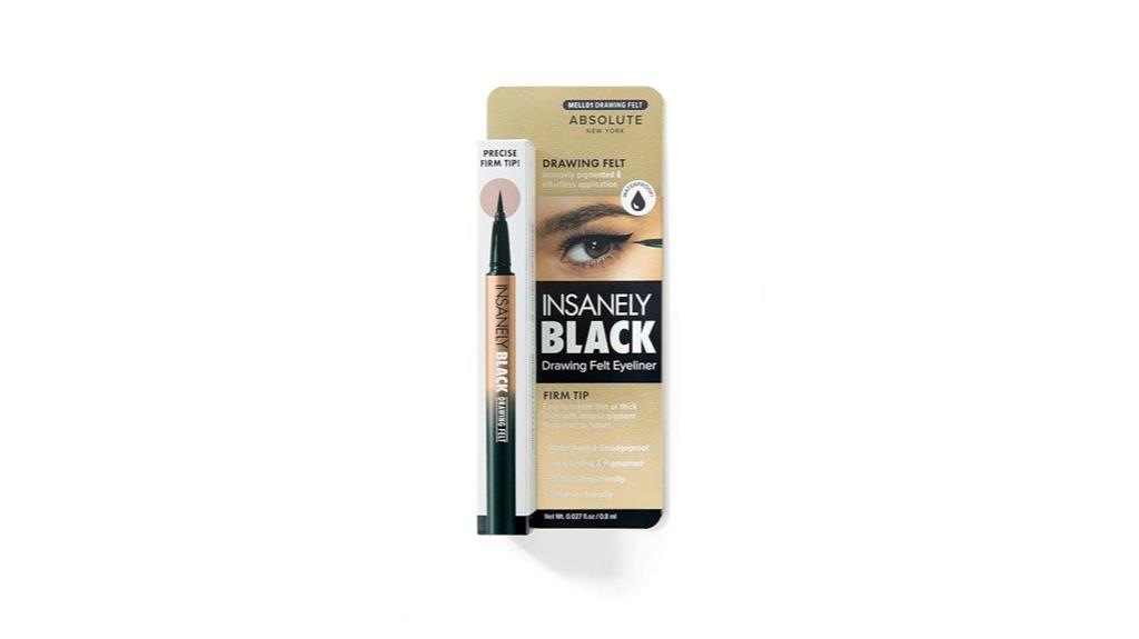 bold black liquid eyeliner