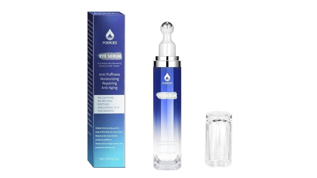 caffeine retinol eye serum