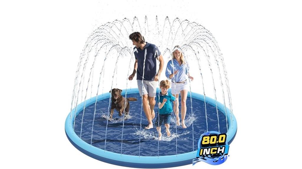 child and pet safe splash pad
