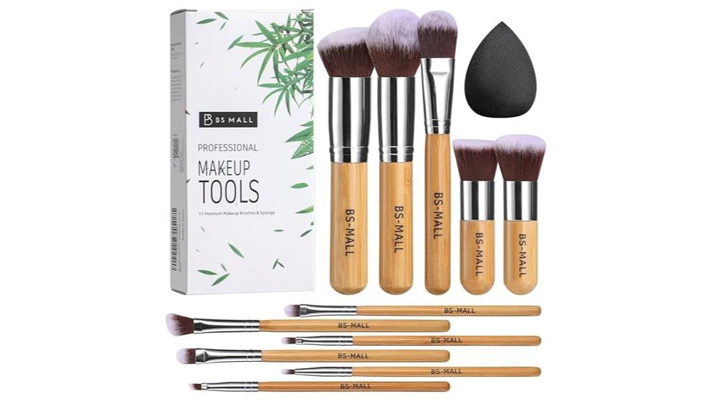 complete 11 piece brush set