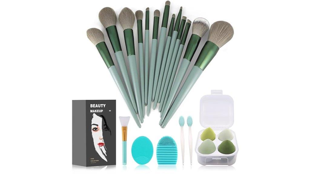 complete 22 piece makeup brush set