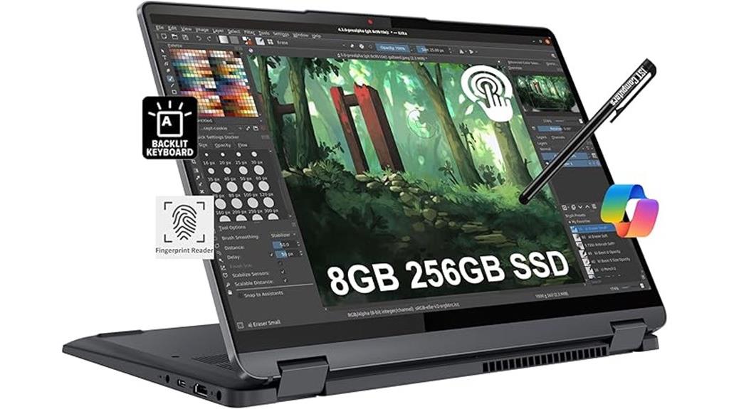 convertible touchscreen laptop