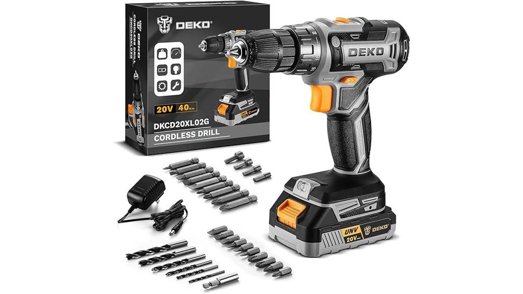 cordless drill with battery