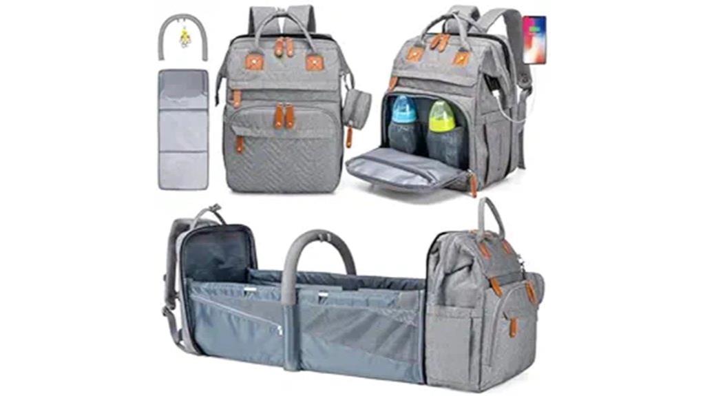 diaper bag backpack station