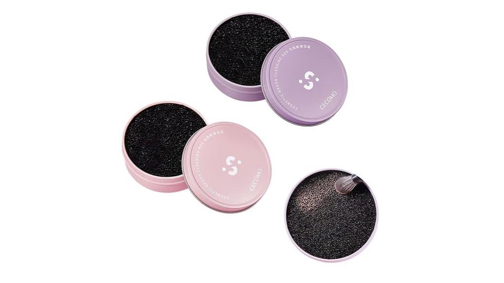 dual pack brush cleaning sponges