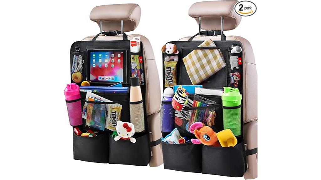 dual pack car organizer