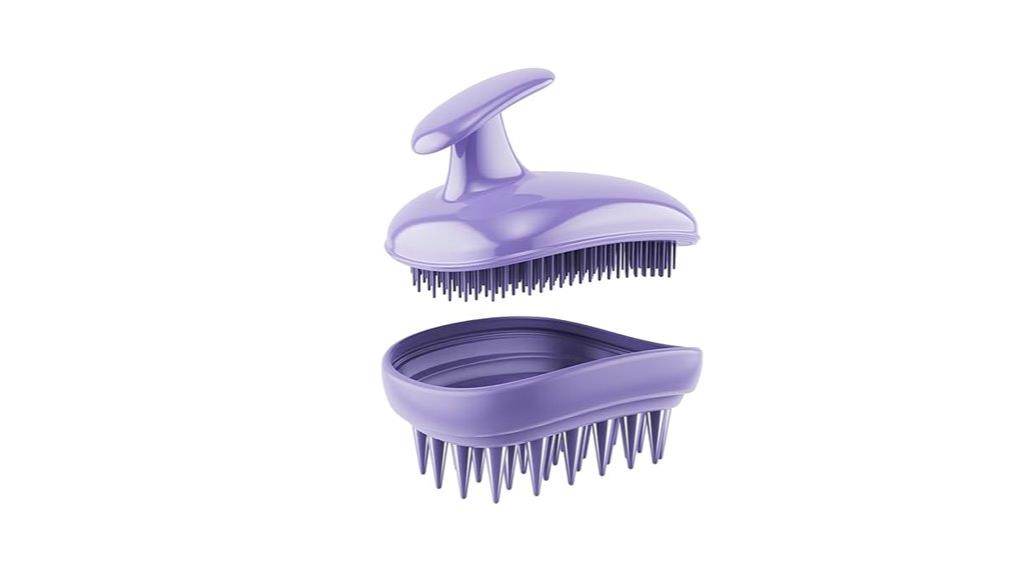 dual purpose shampoo brush
