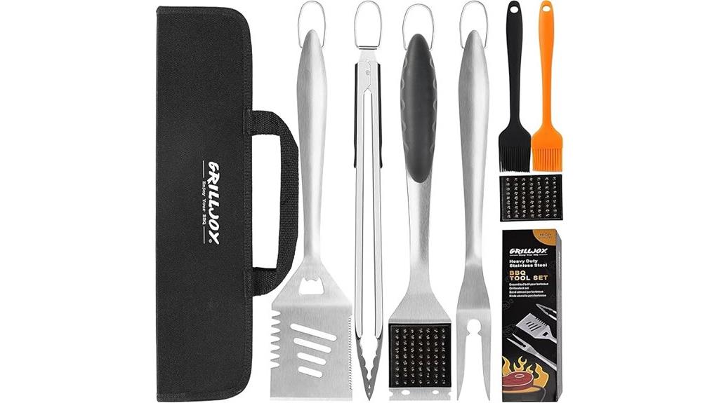 eight piece bbq tool set