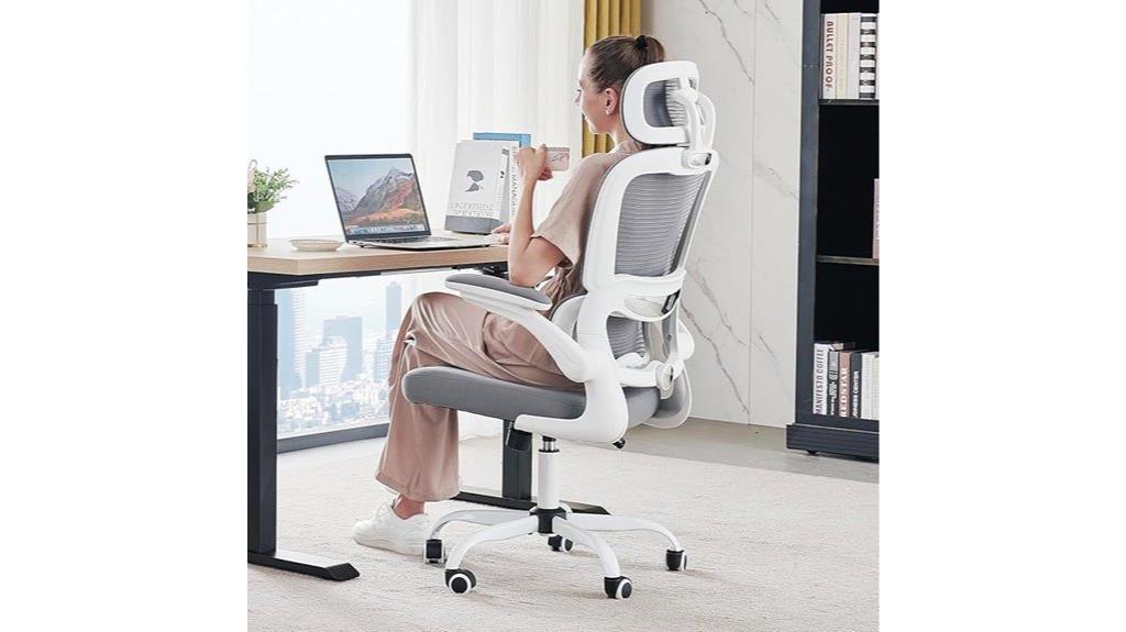 ergonomic office chair with wheels