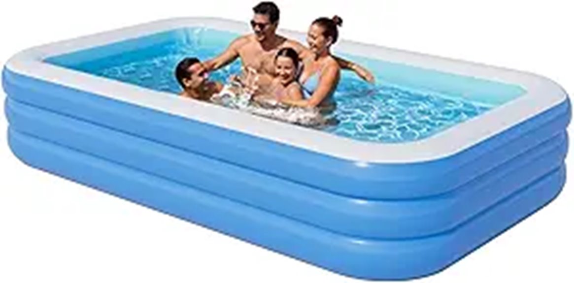 family friendly inflatable pool
