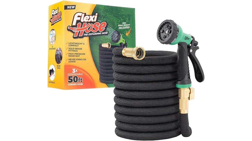 flexible 50ft garden hose
