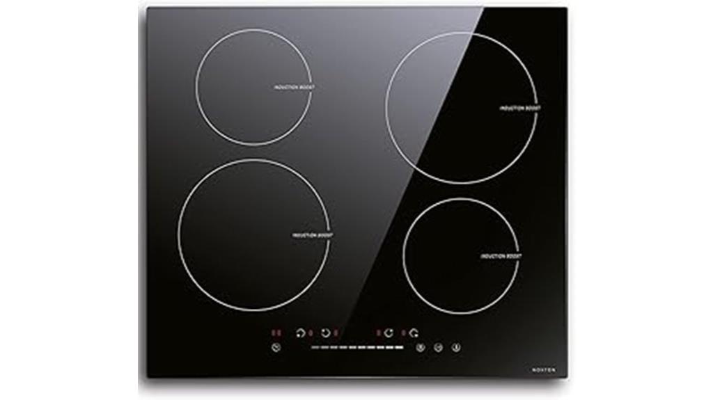 four burner induction cooktop