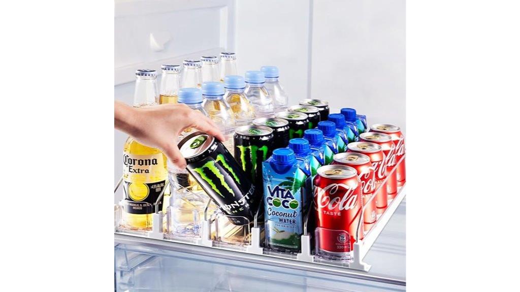 fridge soda can organizer
