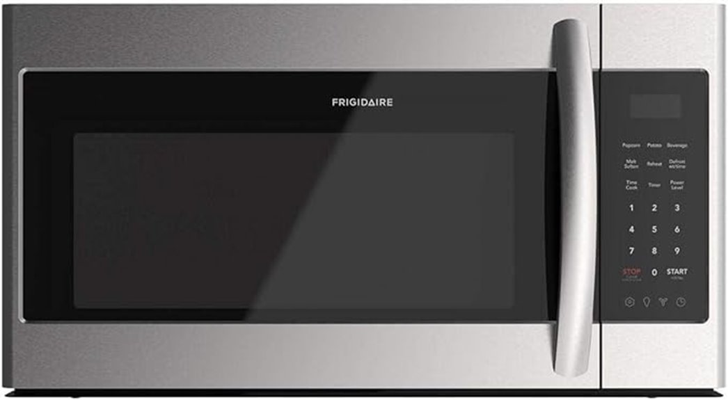frigidaire 30 stainless microwave