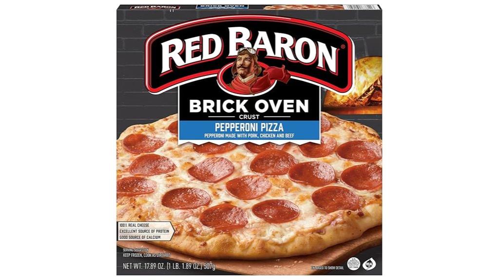 frozen pepperoni pizza