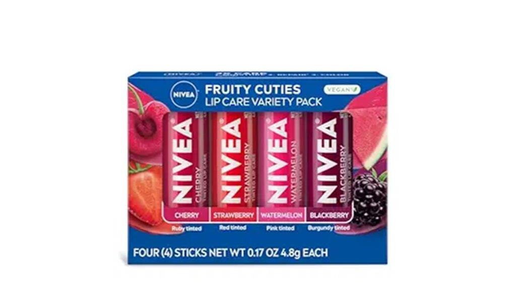 fruity tinted lip balm