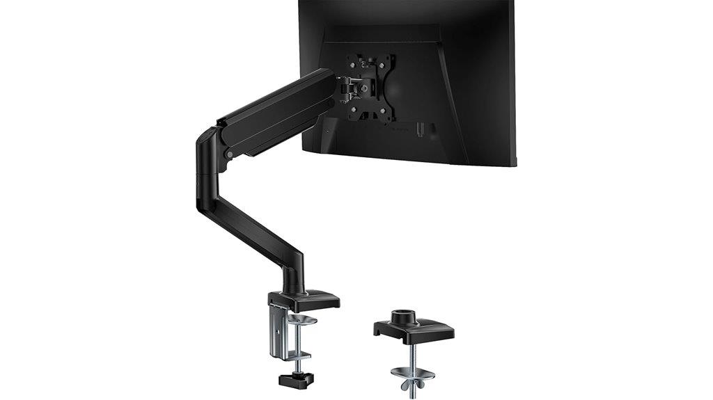 gas spring monitor mount