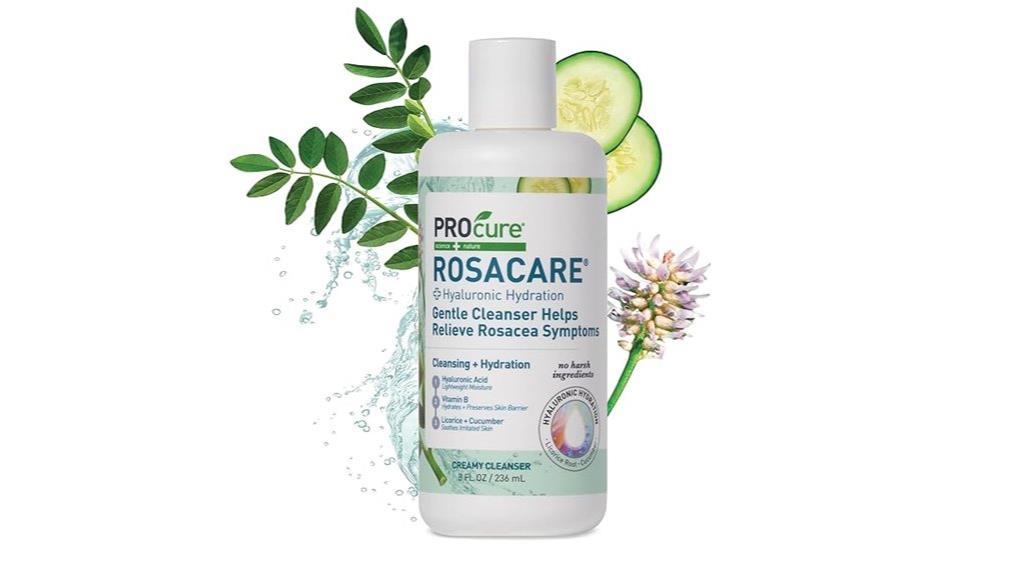 gentle cleanser for rosacea