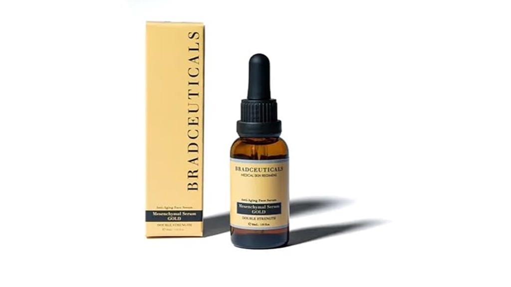 gold infused growth factor serum