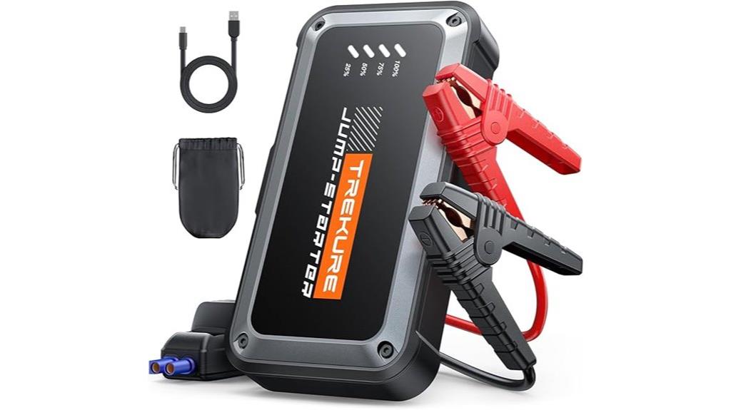 high capacity portable jump starter