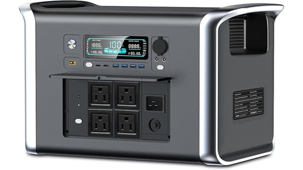 high capacity portable power station