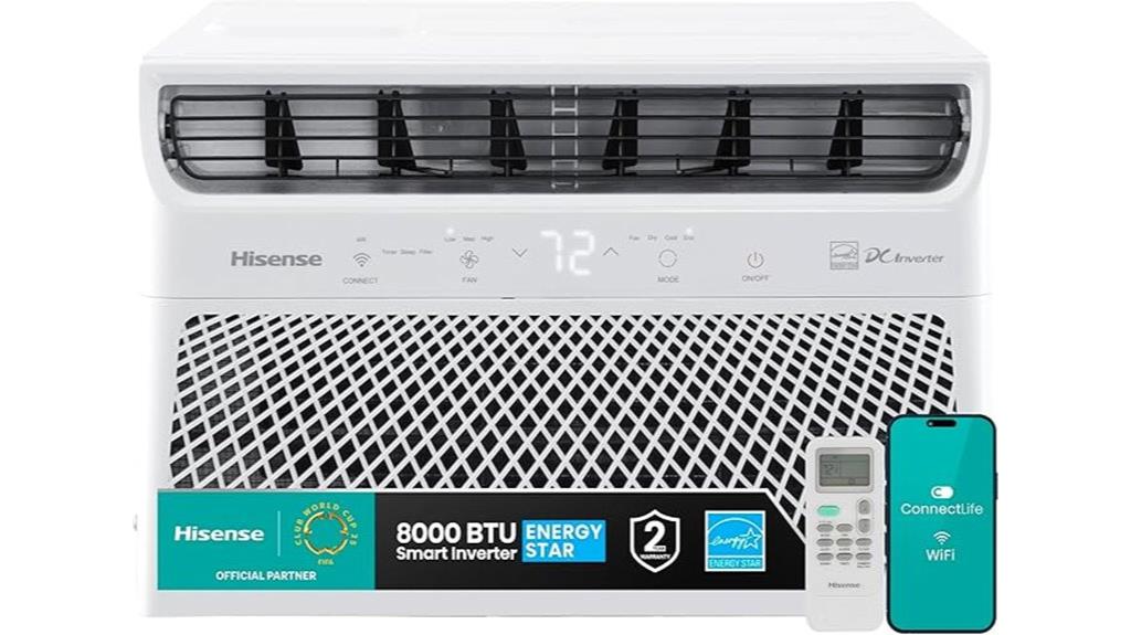 hisense 8000 btu window air conditioner